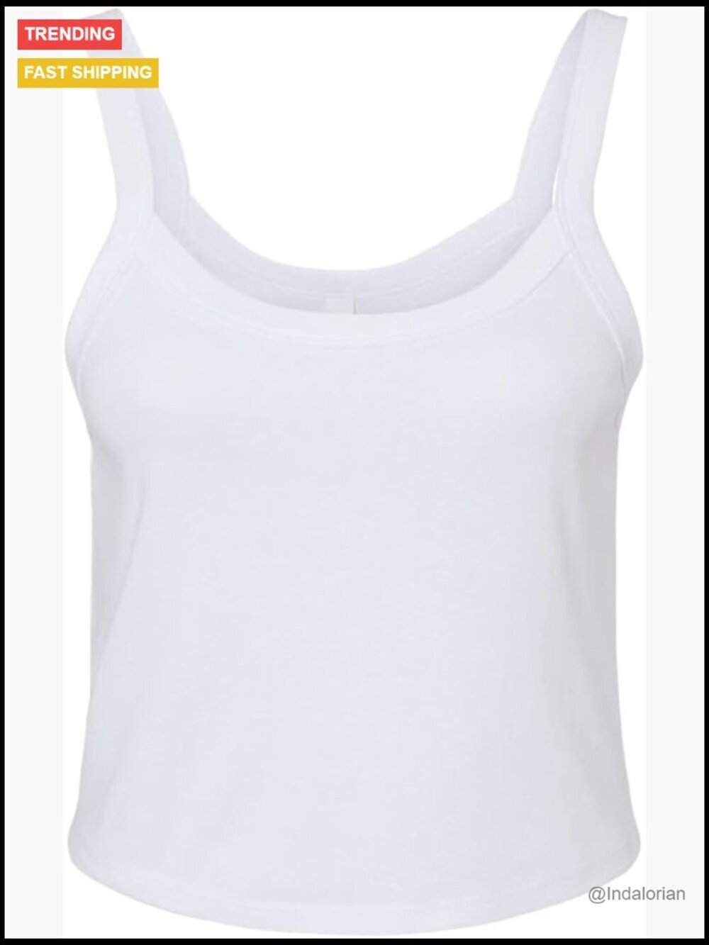 Women's Micro Rib Spaghetti Strap Tank Top Sleeveless Scoop Neck Stretch